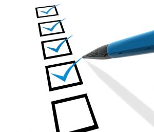 Health and safety checklist